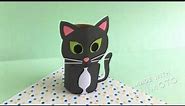 Toilet Paper Roll Cat Craft for Kids