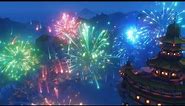 New Year's Eve (Beautiful Anime Scenery of Fireworks)【AMV】Full HD