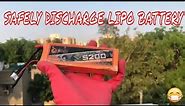How To Safely Discharge A LiPo Battery (Salt Water Method)