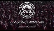 2019 CWU Commencement PM Ceremony