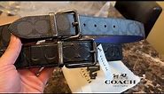 Coach Roller & Coach Harness Belt In Signature Leather
