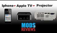 Hooking up the Iphone to RCA Projector with Apple TV using Airplay