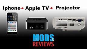 Hooking up the Iphone to RCA Projector with Apple TV using Airplay