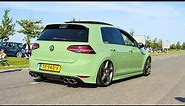 Modified Volkswagen GOLF 7 GTI/R Compilation | Launch Controls, Crackles, Accelerations, ...