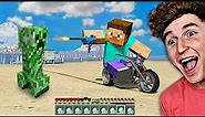 Playing GTA 5 In MINECRAFT! (MODS)