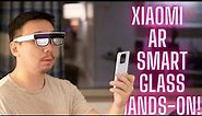 Xiaomi AR Glass Hands-On: True WIRELESS Augmented Reality Smart Glasses
