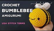 Amigurumi Crochet Bee Tutorial 🐝 (The Famous TikTok Bee Pattern 😅)