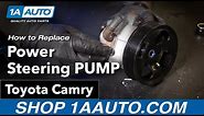How to Replace Power Steering Pump 06-11 Toyota Camry