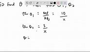 SOLVED: An auditorium with a flat floor has a large flat panel television on one wall. The lower edge of the television is 3 ft above the floor, and the upper edge is 10 ft above the floor (see figure). Express θin terms of x . (FIGURE CANNOT COPY) | Numerade