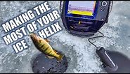 How to Use a Humminbird Helix Fish Finder for Ice Fishing