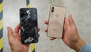 iPhone XS vs XS Max DROP Test! Worlds Strongest Glass!