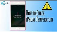 How to Check iPhone Temperature to Avoid Overheating Alert || Must Connect Charger to Use the App!!
