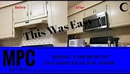How to Install a Microwave Over Your Stove