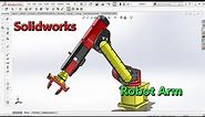 Solidworks Tutorial HP: Industrial Robot Arm - Part 01