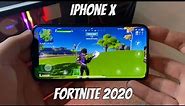 iPhone X | Fortnite gameplay high graphics 2020!