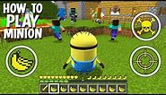 HOW TO TROLL PLAYERS AS MINION in MINECRAFT ! Minions Minecraft GAMEPLAY Movie traps