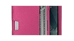 Smartish iPhone SE/5s/5 Wallet Case - Q Card Case for iPhone 5 / 5s / SE [Protective Slim Cover] (Silk) - Pink Sapphire