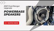 How To Install PowerBass OE652 FD 6.5" Door Speakers for 2021 Ford Ranger