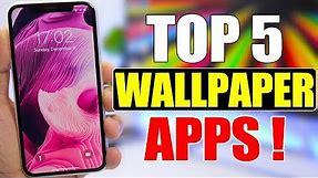 TOP 5 iPhone WALLPAPER Apps !