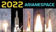 Rocket Launch Compilation 2022 - Arianespace