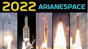Rocket Launch Compilation 2022 - Arianespace