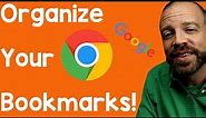 How to Organize Your Bookmarks - Google Chrome Tutorial 2021