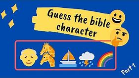 Emoji bible quiz 😀 Guess the bible character emoji quiz. Part 1