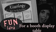 How To Display A Vendor Table - Kissology Booth