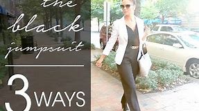 3 WAYS TO WEAR A BLACK JUMPSUIT w/ Tiffany Hendra of Sanctuary Of Style