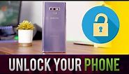 How to Unlock The Samsung Galaxy Note 9!