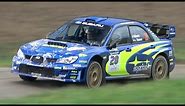 Subaru Impreza S12 WRC driven FLAT-OUT at Rally Legend 2021 - Launch Control, Jumps & Pure Sound!
