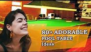 80+ Adorable Pool Table Ideas | Pool Table Decorating Ideas