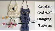 Crochet Owl on a Branch - Part 1 | How to Crochet an Owl Wall Hanging Tutorial