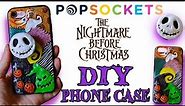 DIY Nightmare Before Christmas Phone Case - Polymer Clay with Popsocket