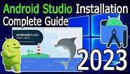 How to install Android Studio on Windows 10/11 [2023 Update] Dolphin | Installation Guide