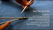 Basic Knotting and Suturing Using a Needle Holder