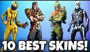 TOP 10 BEST SKINS in Fortnite! The COOLEST of all SKINS! (Fortnite Battle Royale Best Skins)