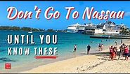 KNOW BEFORE YOU Go Nassau Bahamas Travel Guide 🇧🇸 | 15 BEST Nassau Bahamas Travel Tips