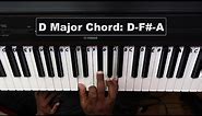 How to Play the D Major Chord on Piano
