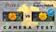 iPhone X vs Galaxy Note 8 Camera Test Comparison