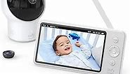 eufy Security Spaceview Video Baby Monitor E110 with Camera and Audio, Security Camera, 720p HD Resolution, Night Vision, 5" Display, 110° Wide-Angle Lens Included, Lullaby Player, Sound Alert