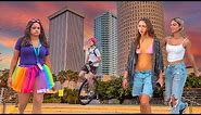 TAMPA FLORIDA 4K HDR Autumn City Walking Tour