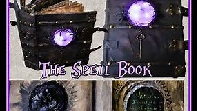 The Spell Book - Turning an old book into an ancient Book of spells for Halloween - Witches spells