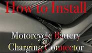 How Install a Motorcycle Battery Connector Cable