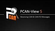 PCAN-View 5: Receiving CAN and CAN FD Messages
