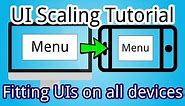 Roblox Studio | UI Scaling Tutorial [How to Fit a UI on the Screen on any Device]