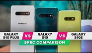 Galaxy S10E vs. S10 vs. S10 Plus: Spec Comparison
