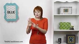 Blue in Baby Sign Language, ASL