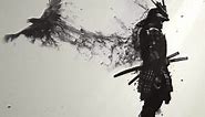 Samurai with Crow Live Wallpaper