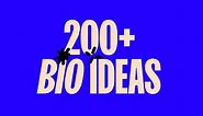 200  Instagram Bio Ideas You Can Copy and Paste (2024)